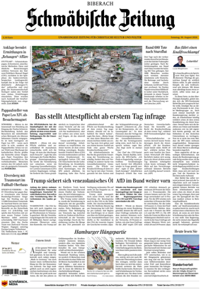Cover of Schwabische Zeitung (Biberach)