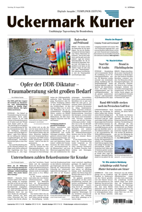 Cover of Templiner Zeitung