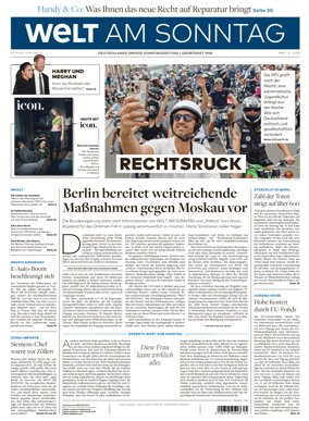 Cover of Welt am Sonntag