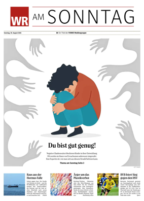Cover of Westfalische Rundschau (WR am Sonntag)