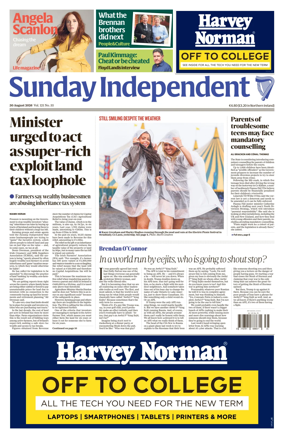 Cover of Sunday Independent (Ireland)