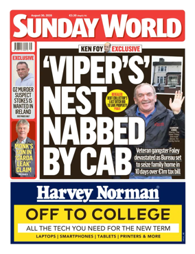 Cover of Sunday World (Ireland)
