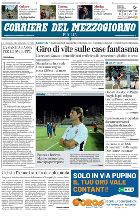 Cover of Corriere del Mezzogiorno (Puglia)