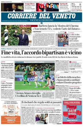Cover of Corriere del Veneto (Vicenza e Bassano)