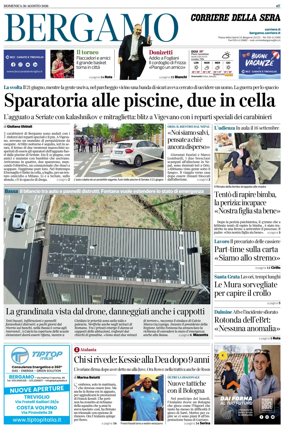 Cover of Corriere della Sera (Bergamo)