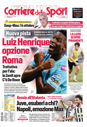 Cover of Corriere dello Sport (Roma)