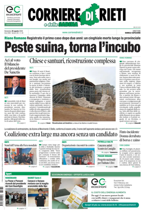 Cover of Corriere di Rieti
