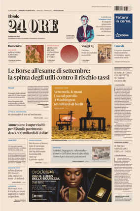 Cover of Il Sole 24 Ore