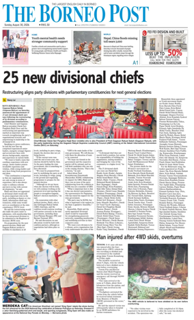 Cover of The Borneo Post (Sabah)