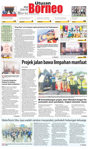 Cover of Utusan Borneo (Sarawak)