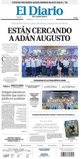 Cover of El Diario de Chihuahua