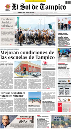 Cover of El Sol de Tampico