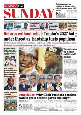Cover of Business Day (Nigeria)