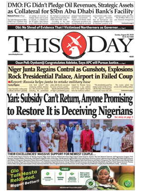 Cover of THISDAY