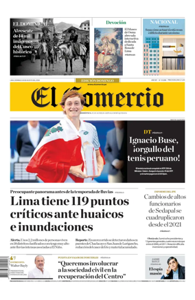 Cover of Diario El Comercio