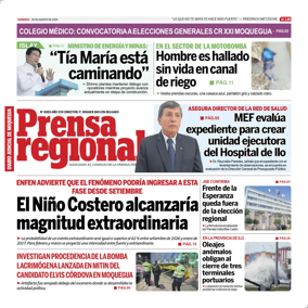 Cover of Prensa Regional
