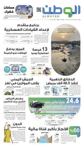Cover of Al-Watan (Saudi)