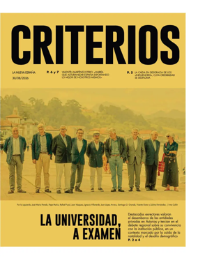 Cover of Criterios | La Nueva Espana