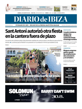 Cover of Diario de Ibiza
