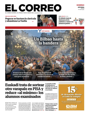 Cover of El Correo (Gipuzkoa)