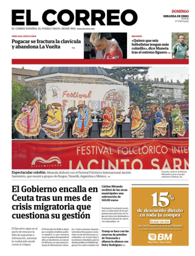Cover of El Correo (Miranda de Ebro)