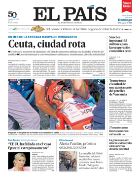 Cover of EL PAIS primera edicion