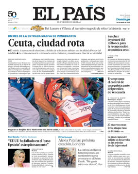 Cover of El Pais (Galicia)
