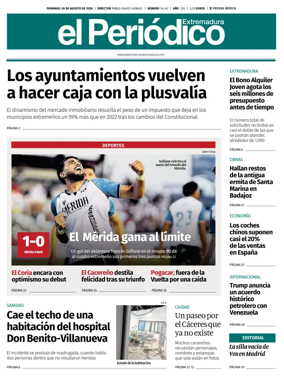 Cover of El Periodico Extremadura