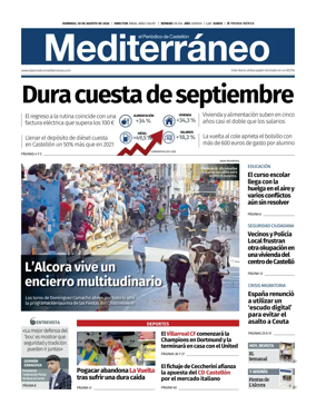 Cover of El Periodico Mediterraneo