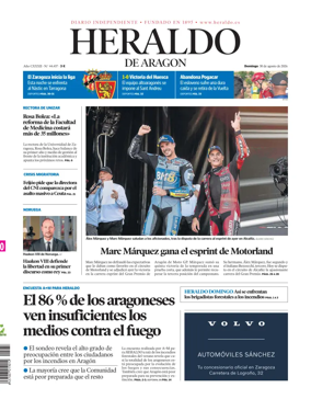 Cover of Heraldo de Aragon