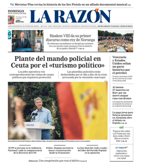 Cover of La Razon (Levante)