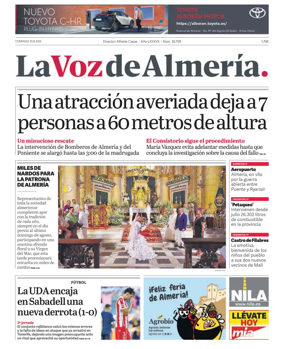 Cover of La Voz de Almeria