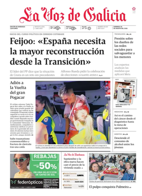 Cover of La Voz de Galicia (Barbanza)