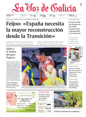 Cover of La Voz de Galicia (Monforte)