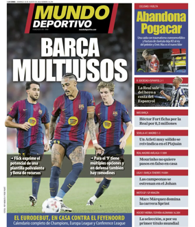 Cover of Mundo Deportivo (At. Madrid)