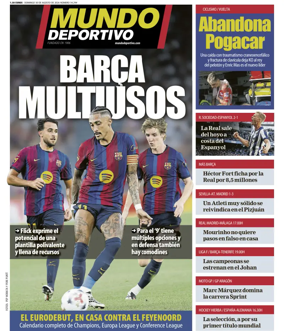 Cover of Mundo Deportivo (Barcelona)