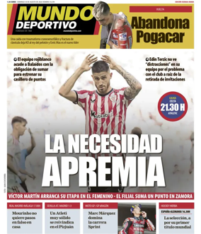 Cover of Mundo Deportivo (Bizkaia-Araba)