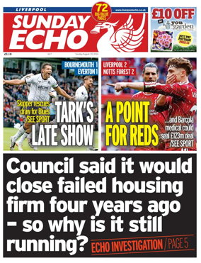 Cover of Liverpool Echo