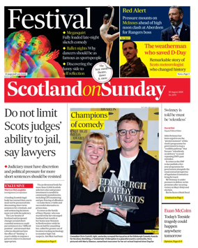 Cover of Scotland on Sunday