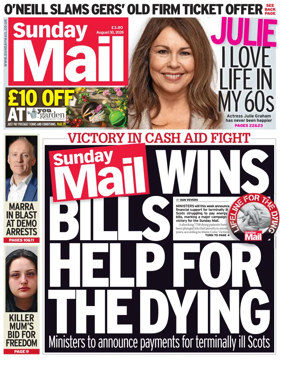 Cover of Sunday Mail (UK)