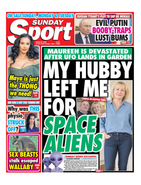 Cover of Sunday Sport