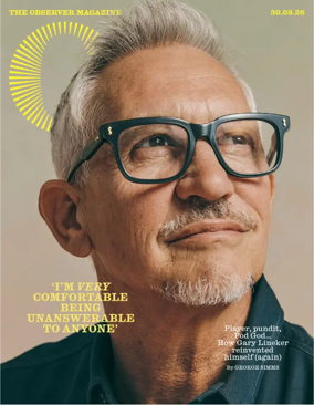 Cover of The Observer Magazine