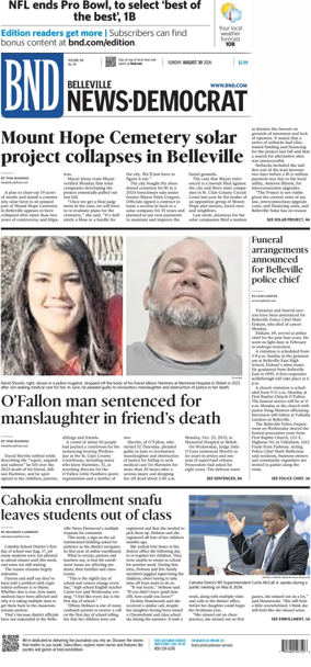 Cover of Belleville News-Democrat (Sunday)