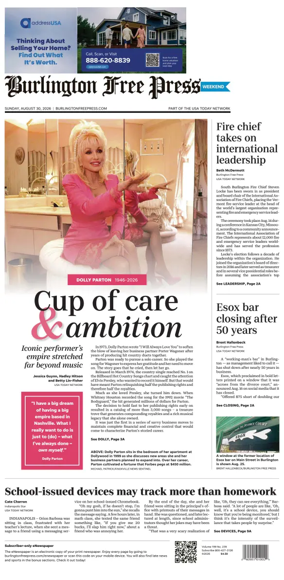 Cover of Burlington Free Press
