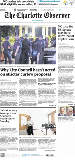Cover of The Charlotte Observer (Sunday)