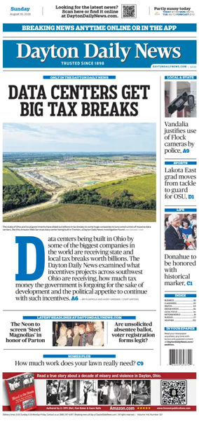 Cover of Dayton Daily News