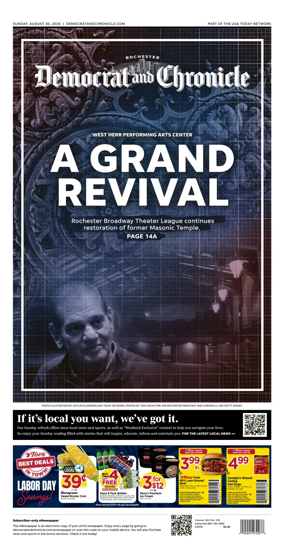 Cover of Democrat and Chronicle