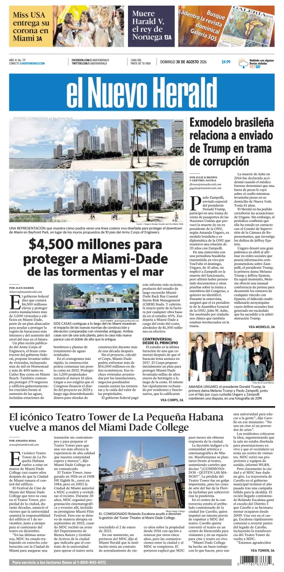 Cover of El Nuevo Herald (Sunday)
