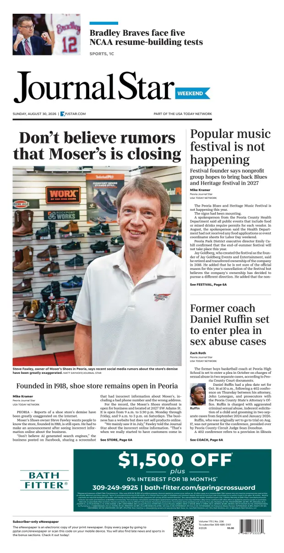 Cover of Journal Star (Peoria)