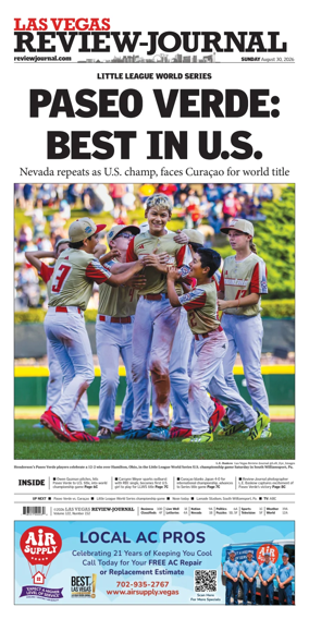 Cover of Las Vegas Review-Journal (Sunday)